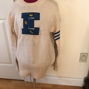 Vintage  football letter sweater from 1960 English High School Boston Ma.  XXL